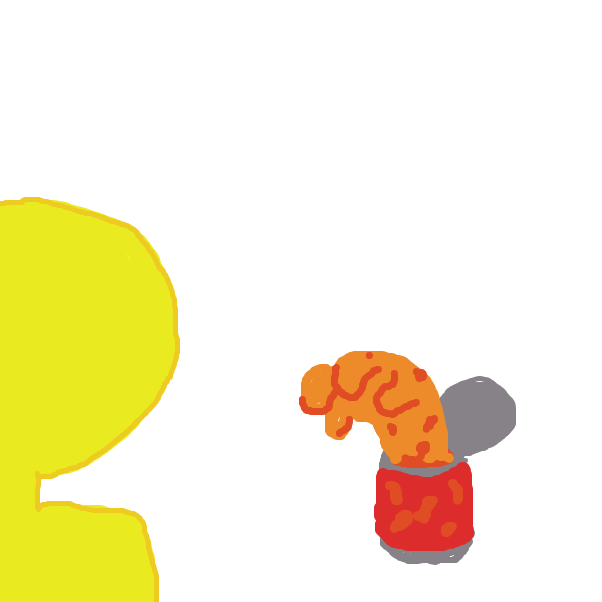 Drawing in I got sum beanz by Derren