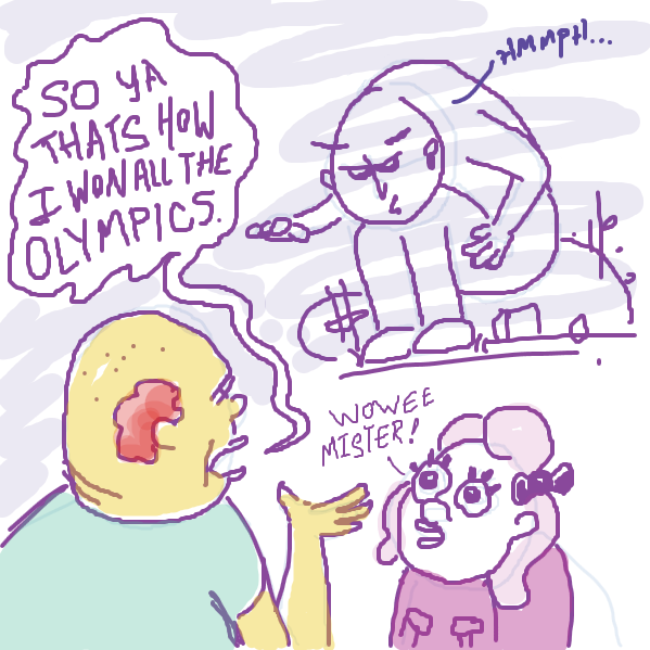 Drawing in Three's a Crowd by jamdaddy