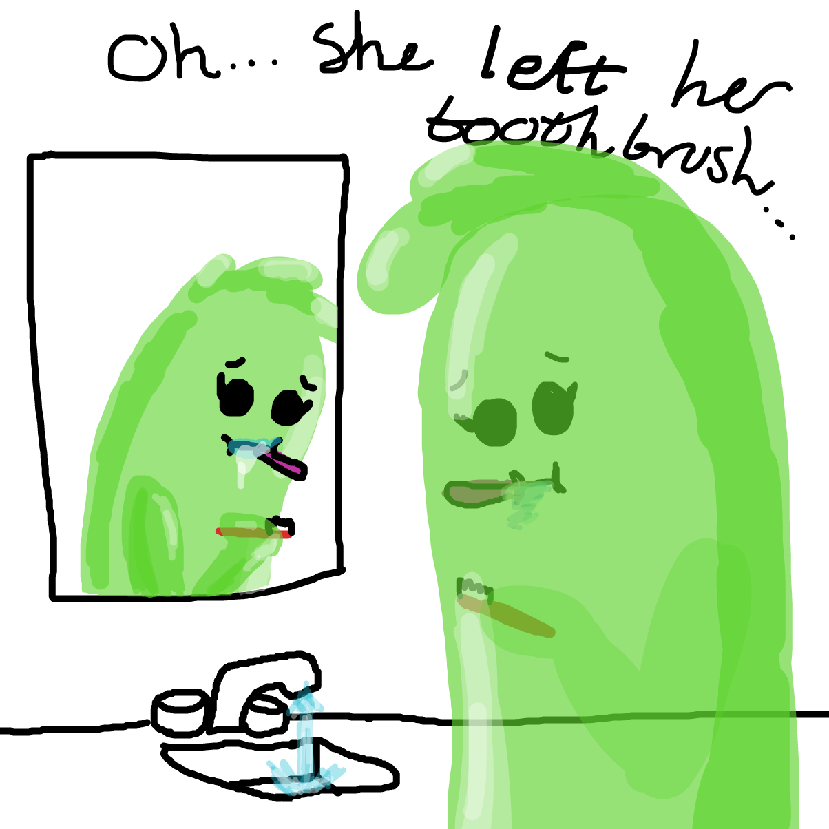  - Online Drawing Game Comic Strip Panel by CherryFlavored