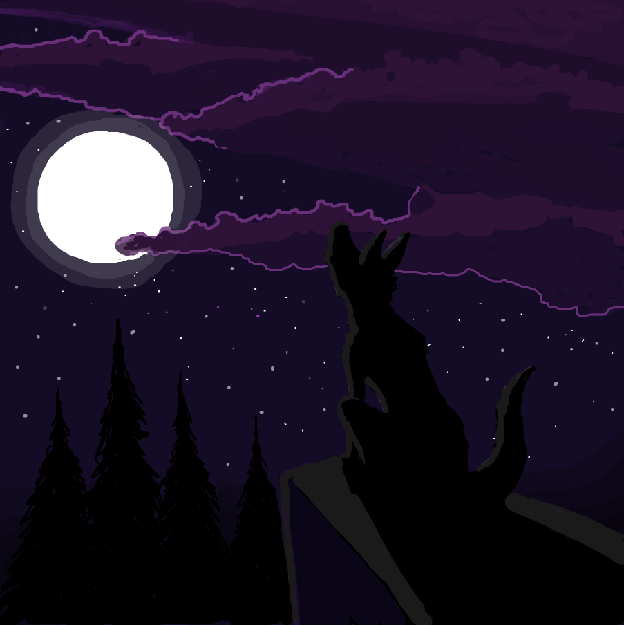 Drawing in wolf by TFD