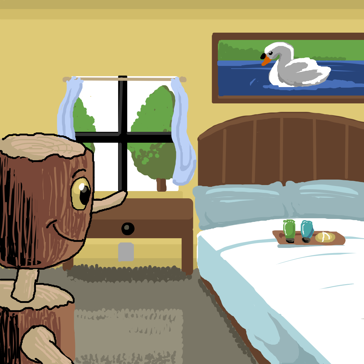  - Online Drawing Game Comic Strip Panel by Electra