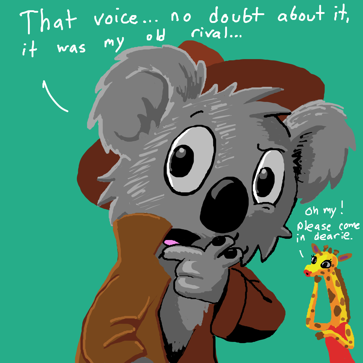 Liked webcomic The mysterious stranger