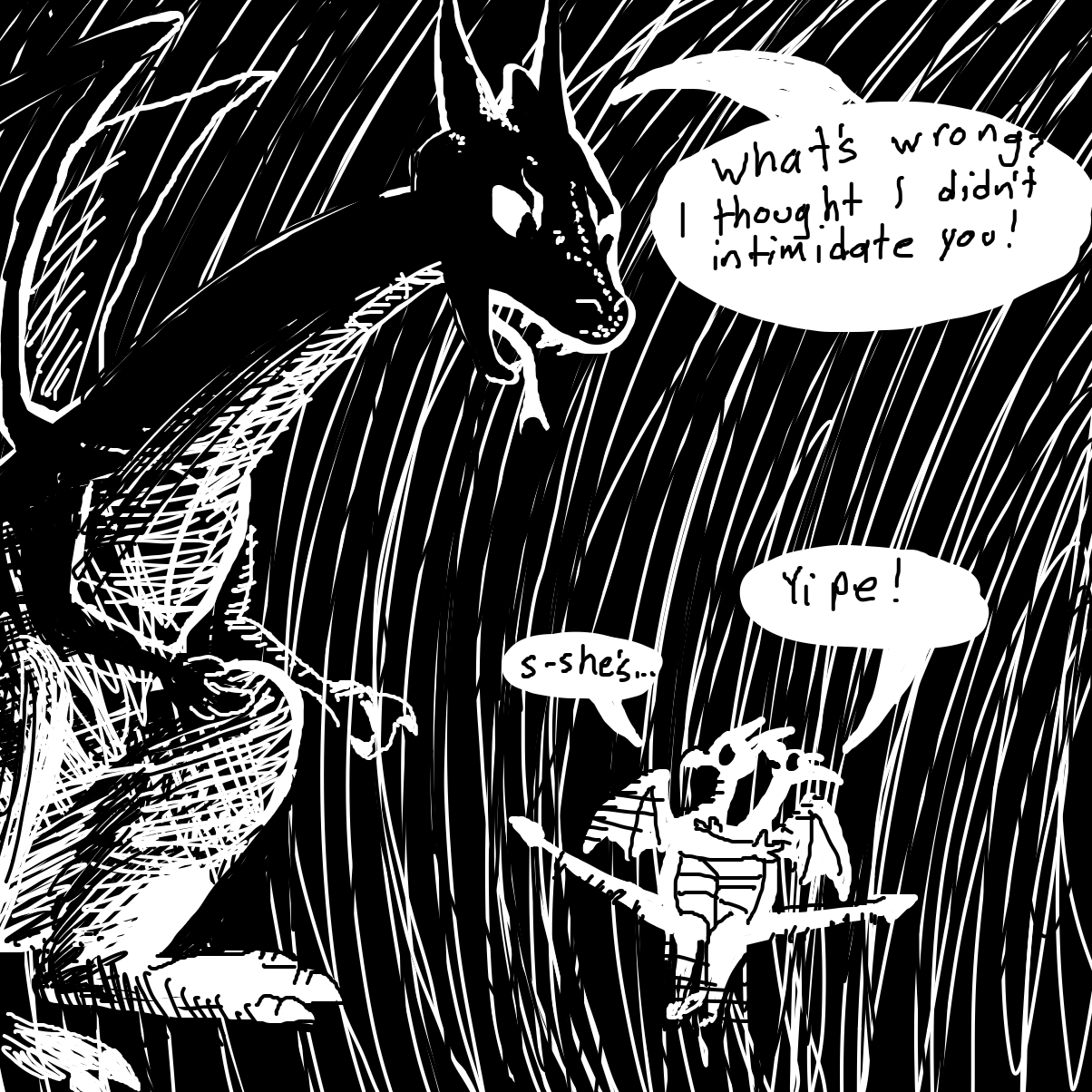  - Online Drawing Game Comic Strip Panel by Electra