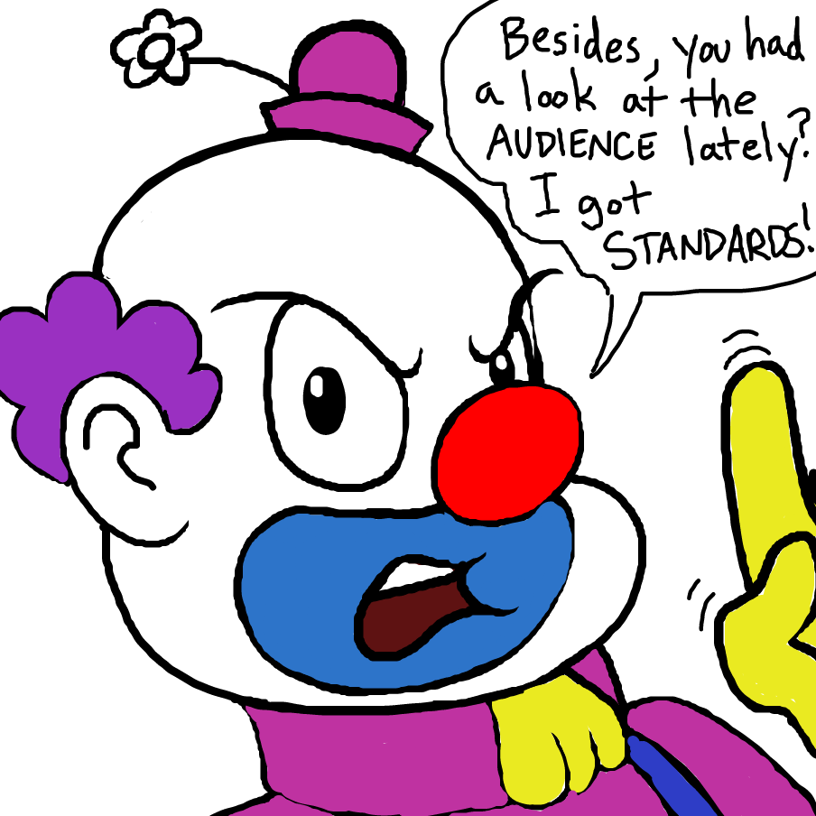 Drawing in Down to Clown by TFD