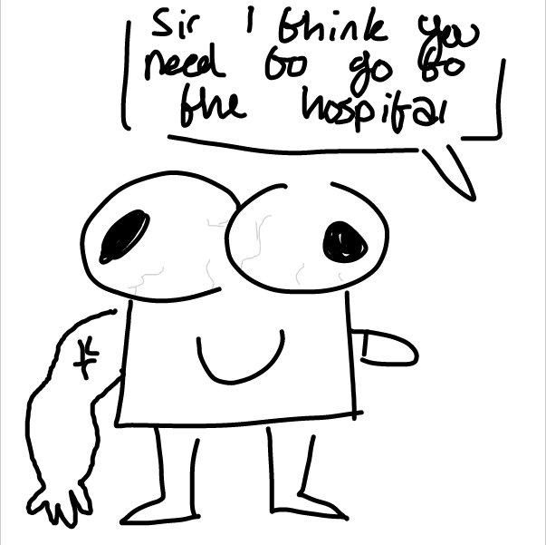 oh no - Online Drawing Game Comic Strip Panel by DistantEggSong