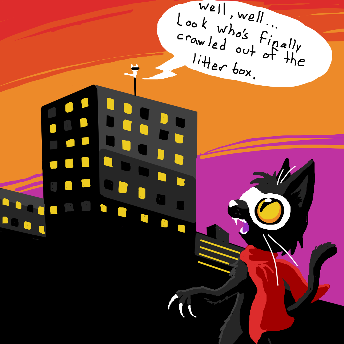  - Online Drawing Game Comic Strip Panel by Electra