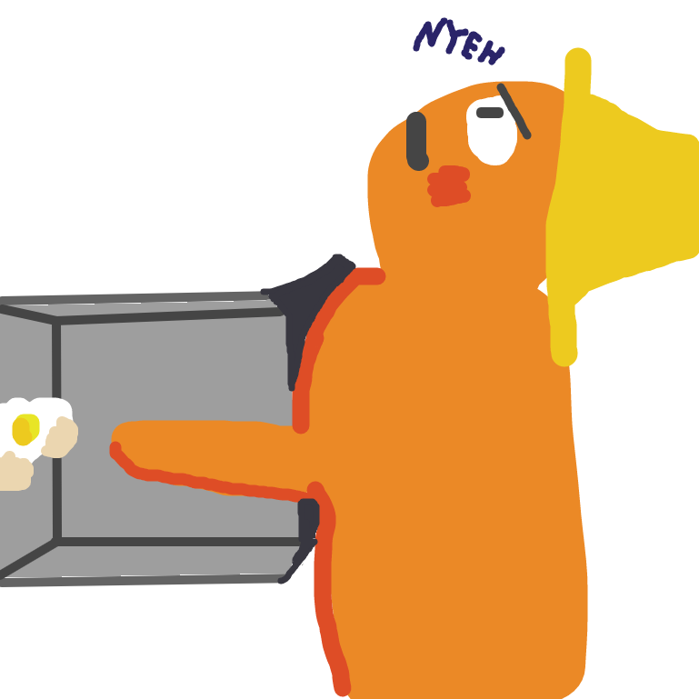 in general, not advisable to nyeh an egg into your microwave - Online Drawing Game Comic Strip Panel by Beepadoobop