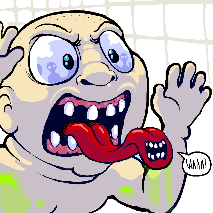 Drawing in The host. by TFD