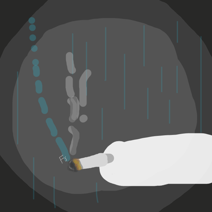 Drawing in Rain by Beepadoobop