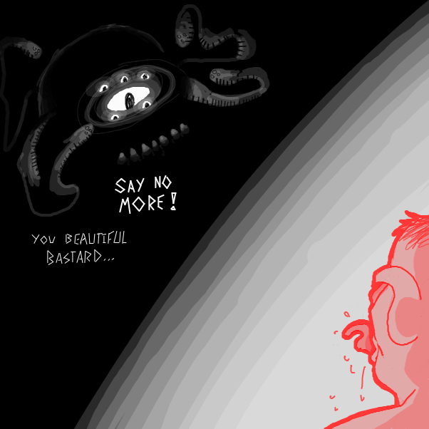  - Online Drawing Game Comic Strip Panel by Mothbunita