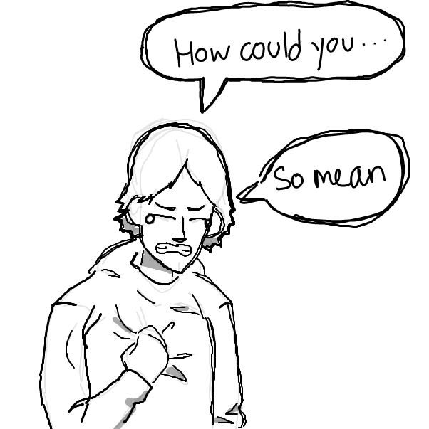 Drawing in not naming names, but you know who you are by HelpMe