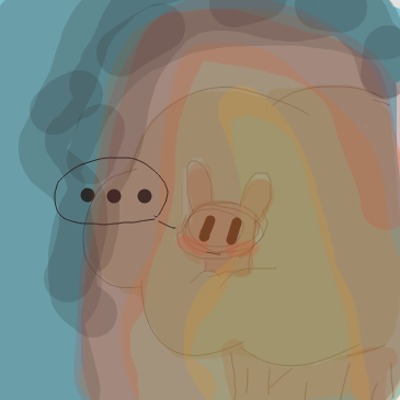 The tree the bunny is in sets on fire - Online Drawing Game Comic Strip Panel by partyee