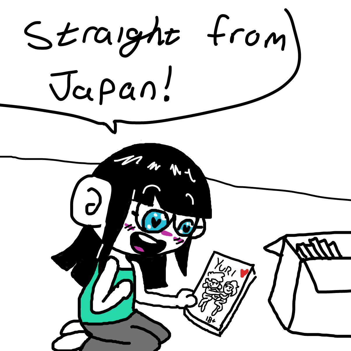  - Online Drawing Game Comic Strip Panel by CherryFlavored