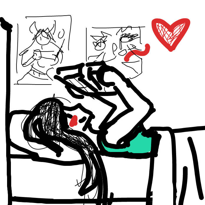 Drawing in Debra being Debra by MY~LEIGH