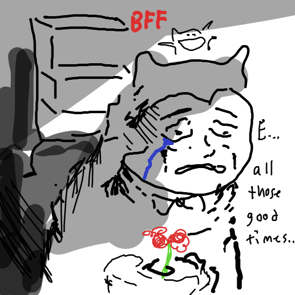 Drawing in bendy by kumatora