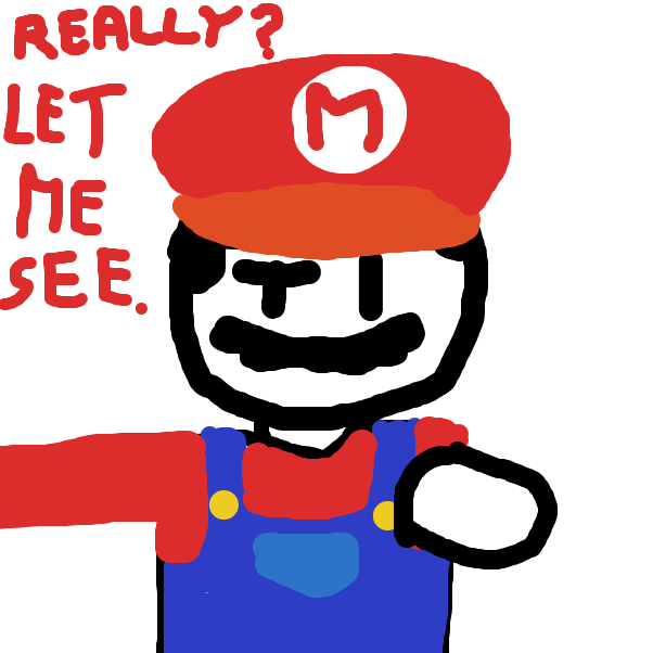 Drawing in don’t pirate mario party ds... by Aves
