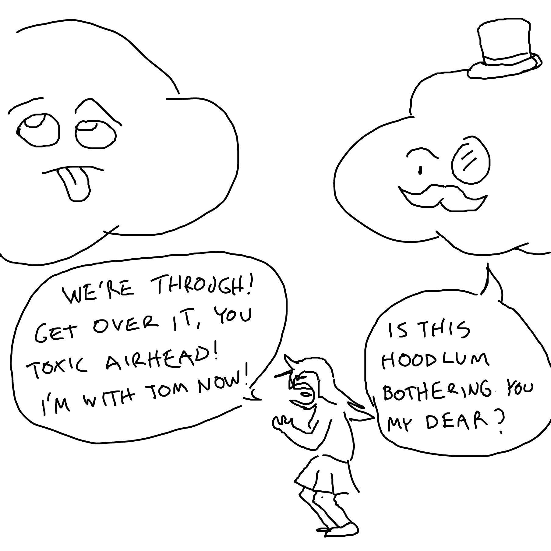  - Online Drawing Game Comic Strip Panel by Sabandija