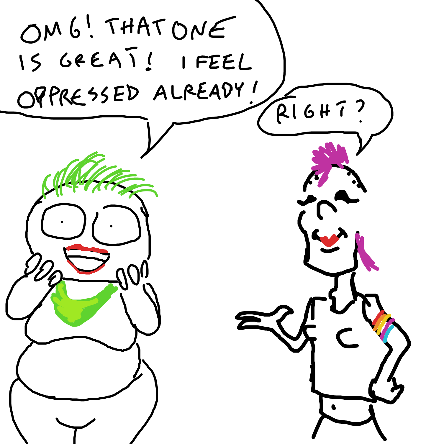  - Online Drawing Game Comic Strip Panel by Sabandija