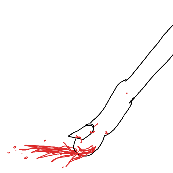 Drawing in The Cave Monster by HelpMe