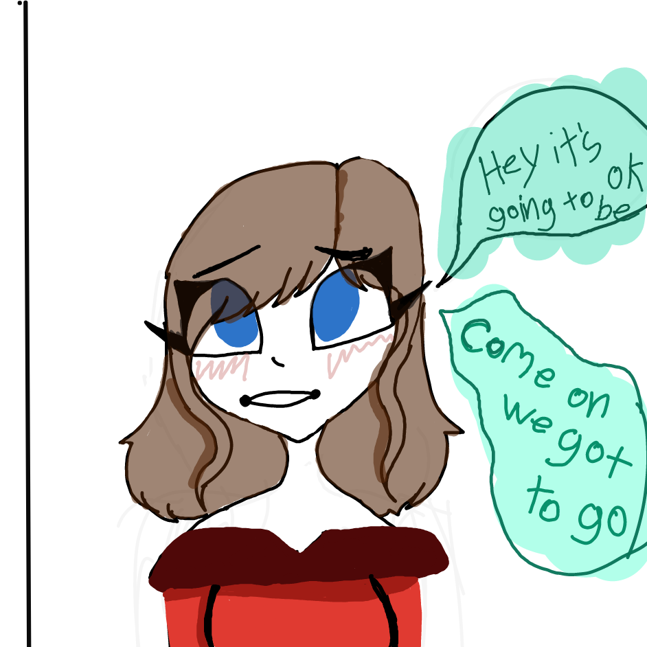 Drawing in Debra goes to the School Dance by lucid