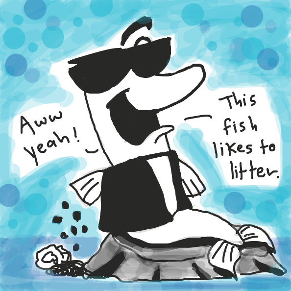 Liked webcomic Litter Fish