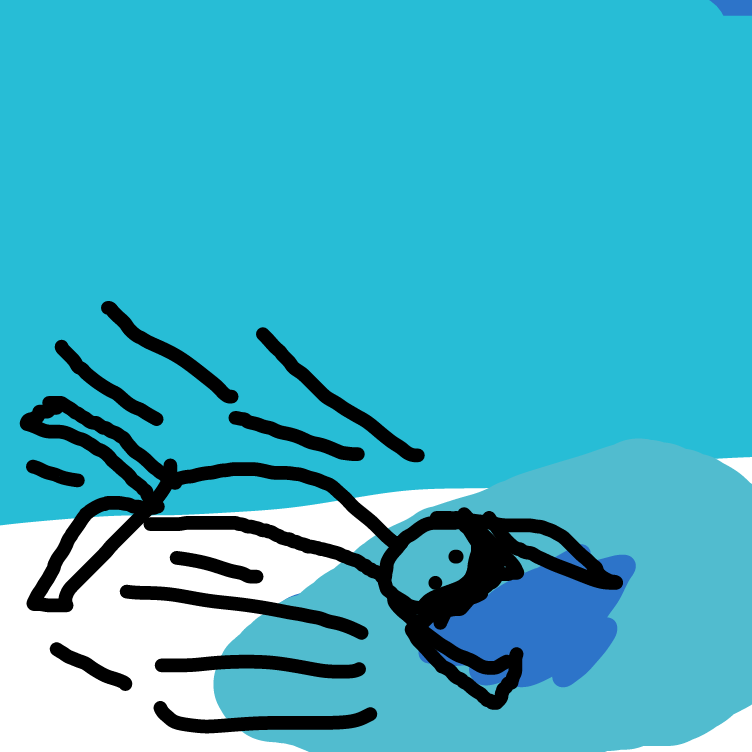 Drawing in Snow Walk by Duncan