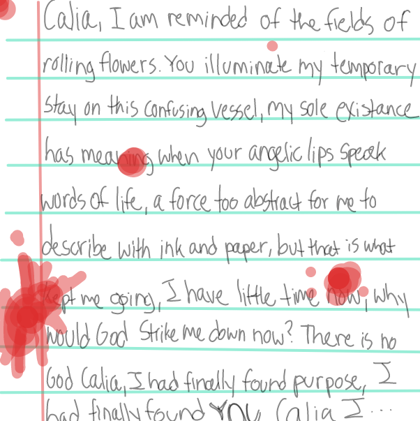 Drawing in Jake's Funeral by HelpMe