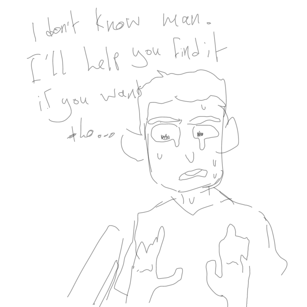 Drawing in The soup by dumbrump