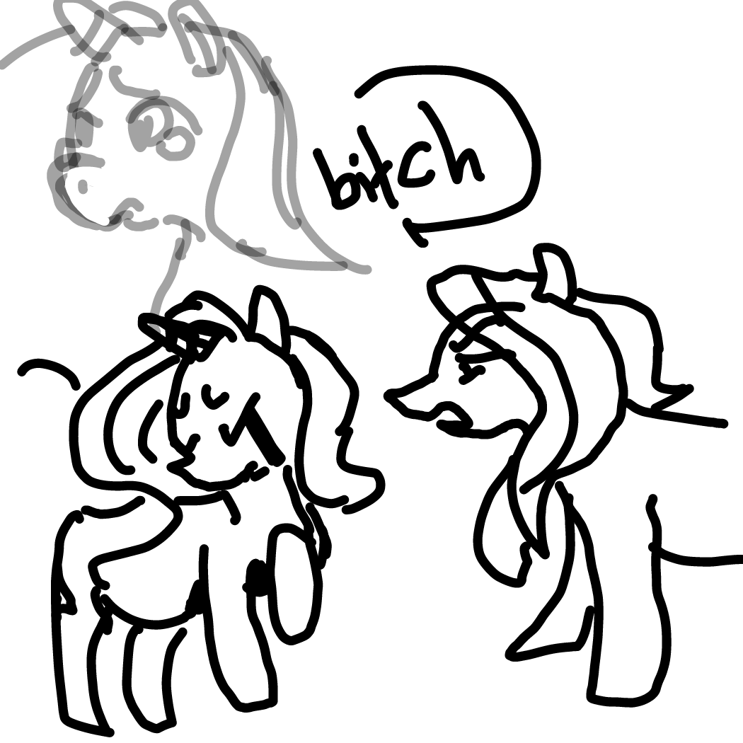 Drawing in my little hor- i mean pony by dumbrump