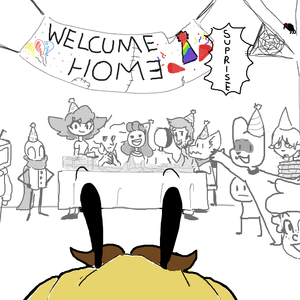  - Online Drawing Game Comic Strip Panel by Sluggishfella