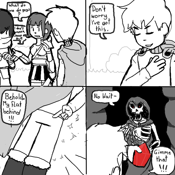  - Online Drawing Game Comic Strip Panel by Sluggishfella