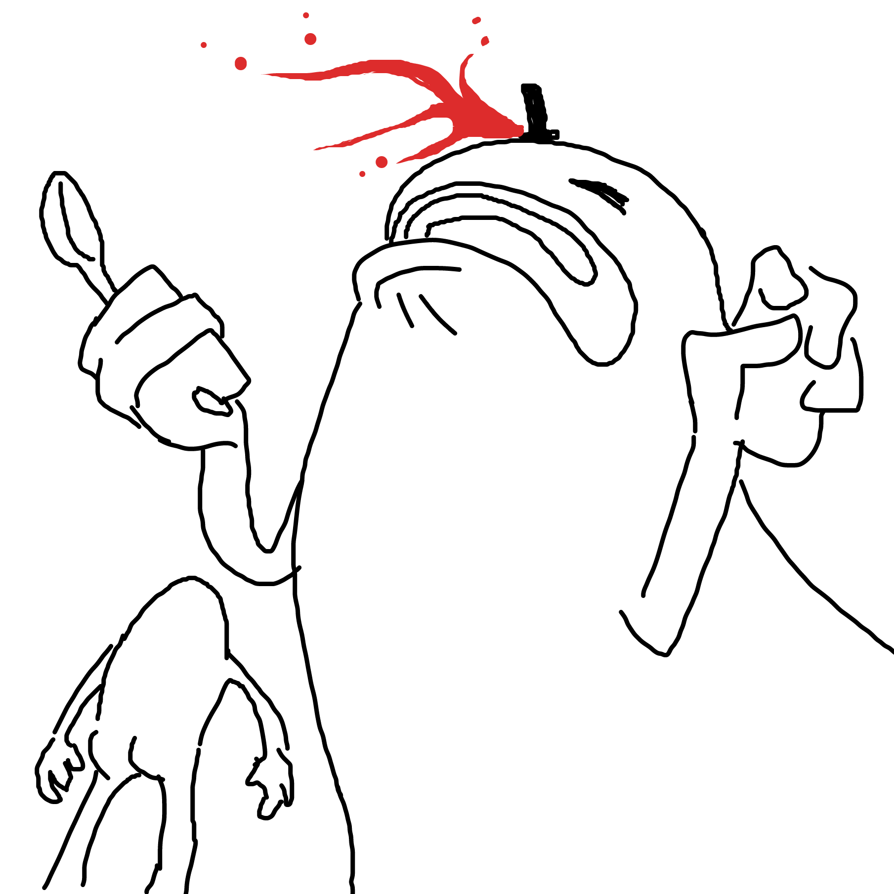 Drawing in Monster eating cereal by Sabandija