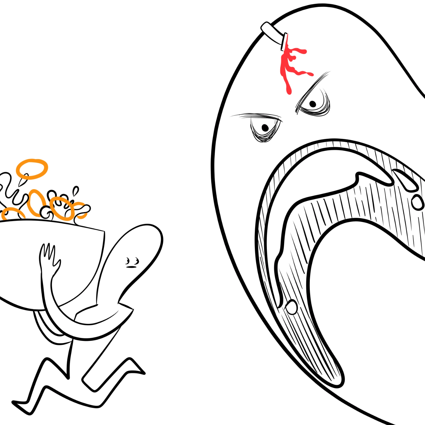  - Online Drawing Game Comic Strip Panel by Wizard Croissant