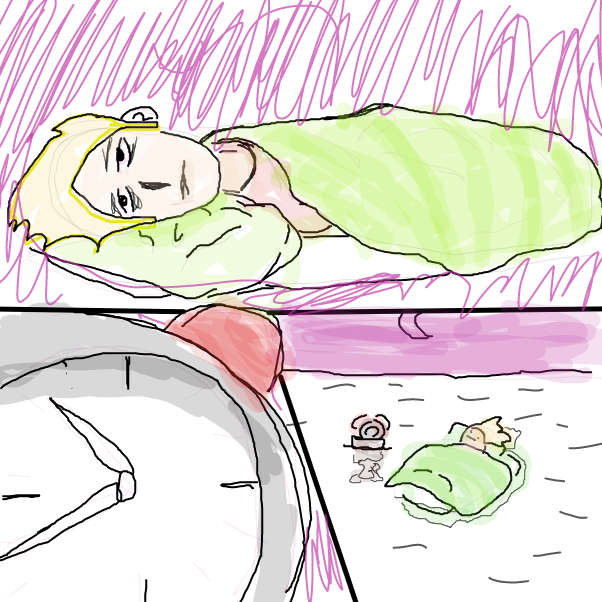 Drawing in Sleeplessness by HelpMe