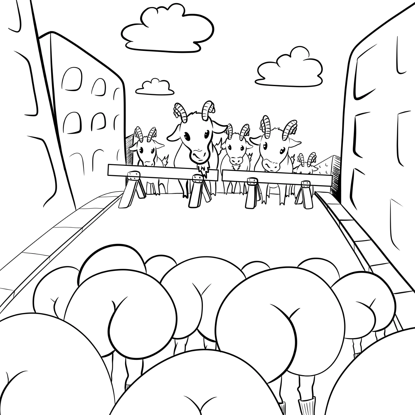  - Online Drawing Game Comic Strip Panel by Wizard Croissant