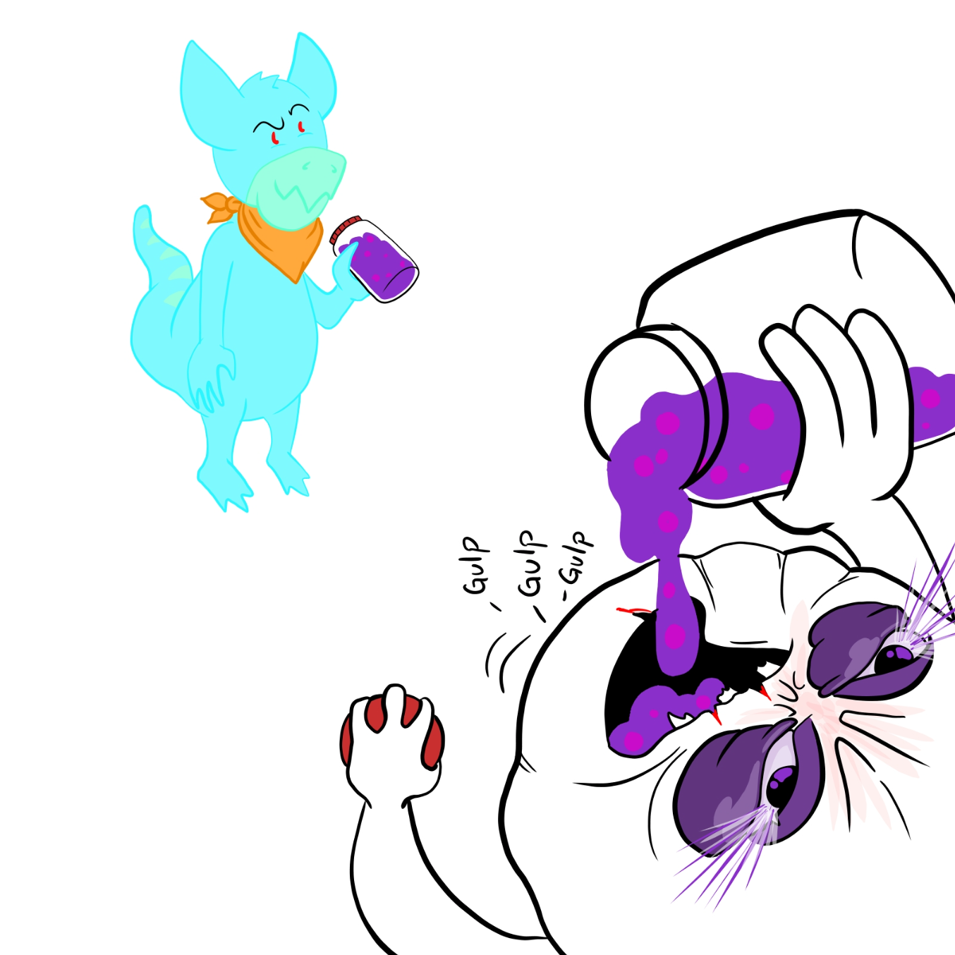  - Online Drawing Game Comic Strip Panel by Wizard Croissant