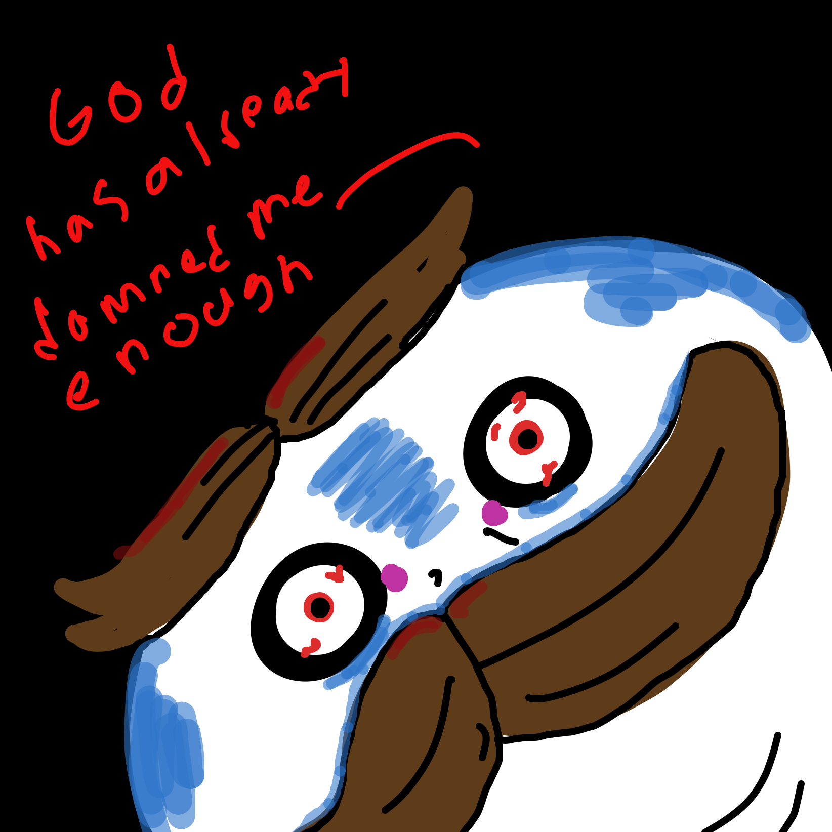 Drawing in Prongles by Missus Abaddon 