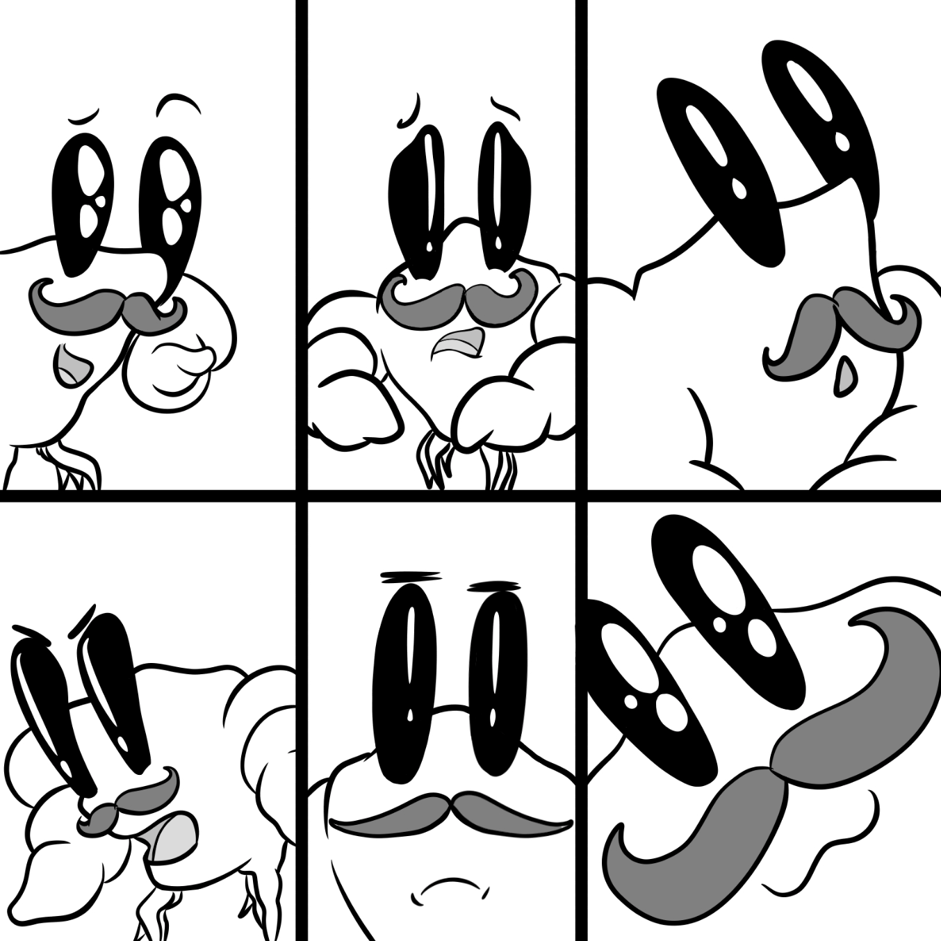  - Online Drawing Game Comic Strip Panel by Wizard Croissant