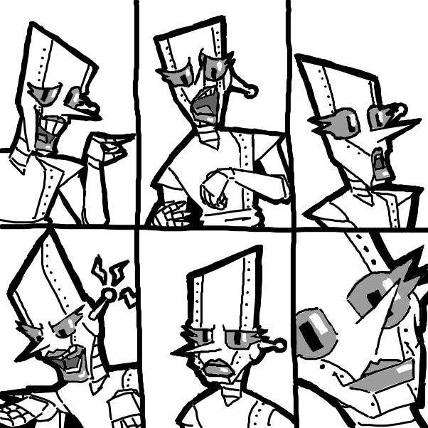  - Online Drawing Game Comic Strip Panel by Aluminimalism