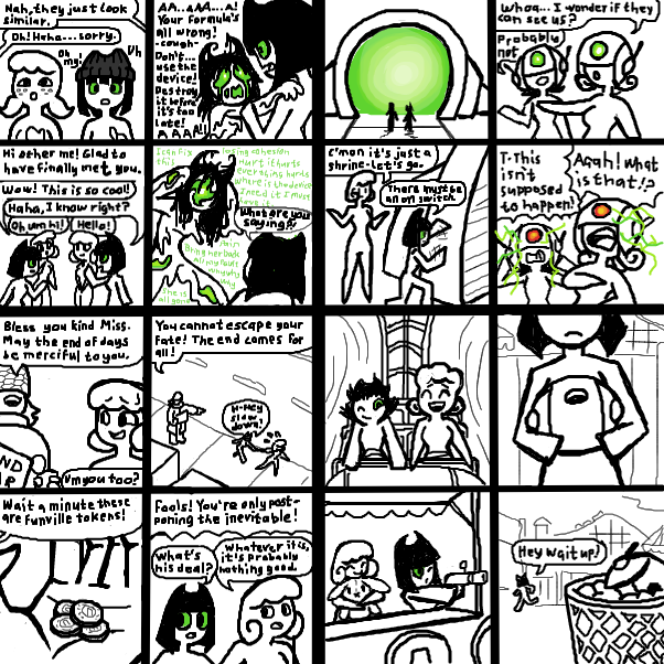  - Online Drawing Game Comic Strip Panel by SeanTrunks