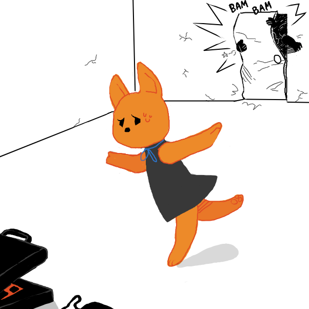  - Online Drawing Game Comic Strip Panel by Mothbunita