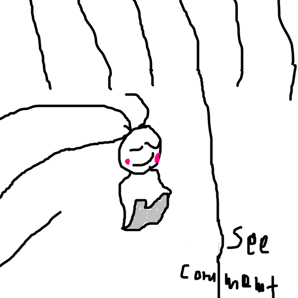 Drawing in i'm too stupid to know this by FunOBot