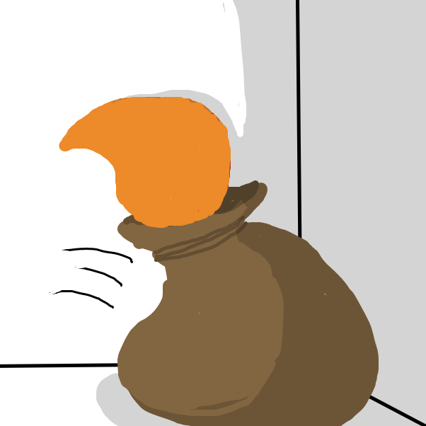 Drawing in Bagged by Derren