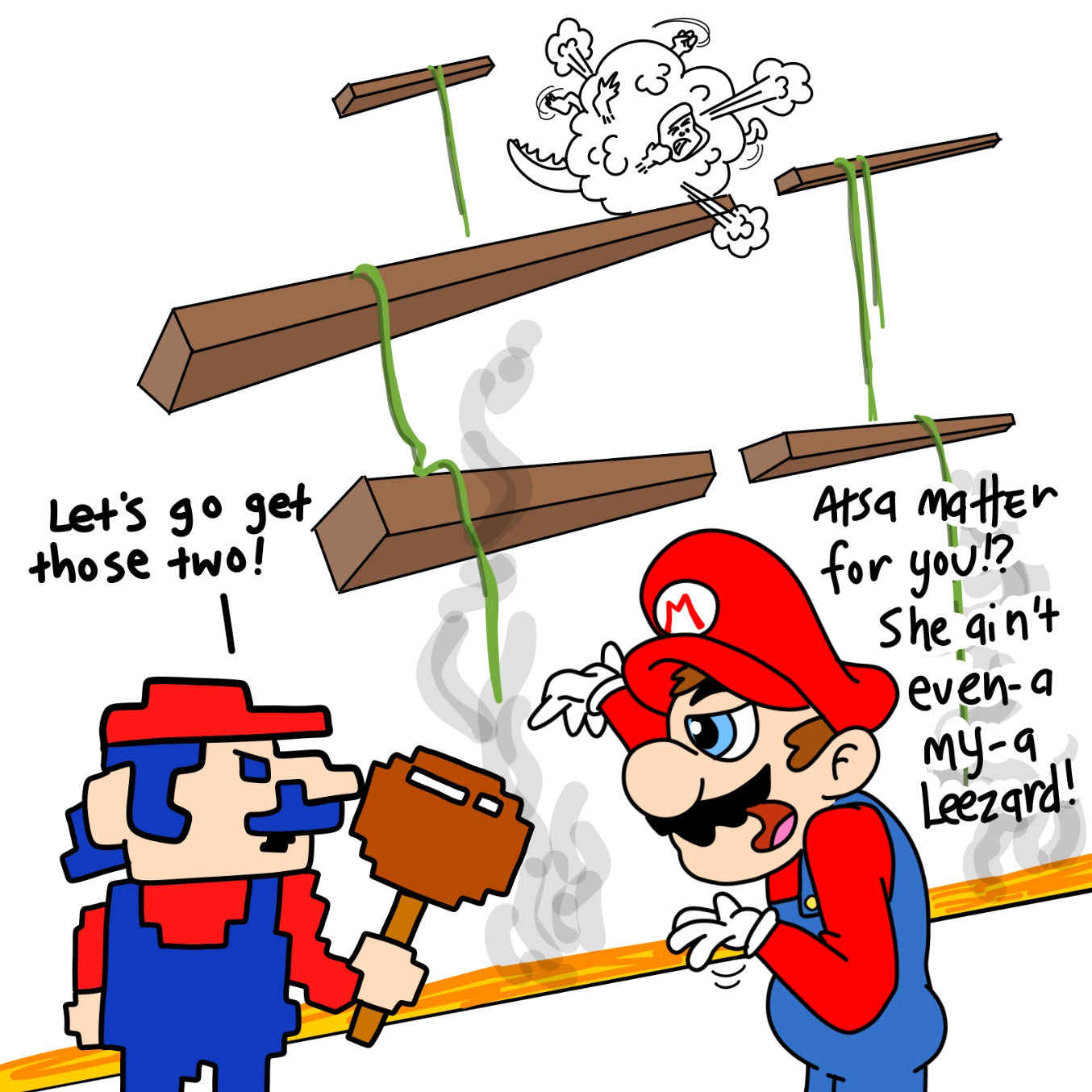  - Online Drawing Game Comic Strip Panel by Wizard Croissant