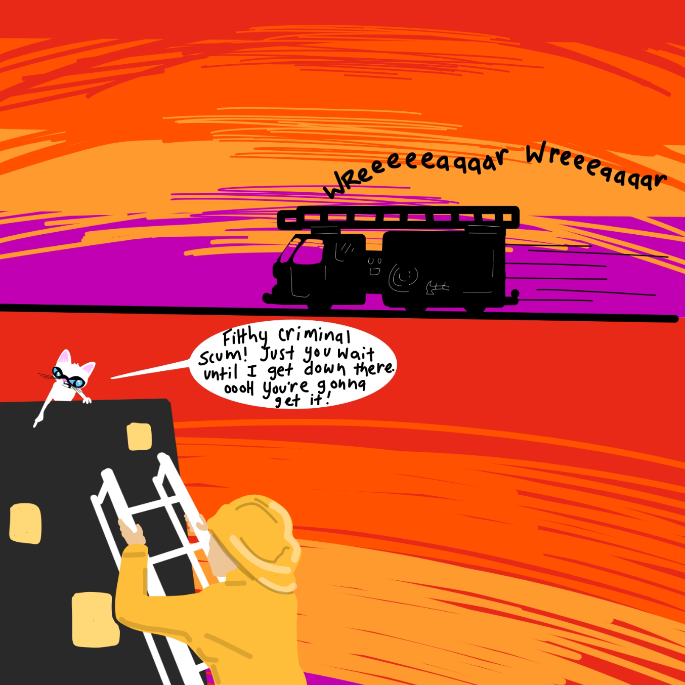  - Online Drawing Game Comic Strip Panel by Wizard Croissant