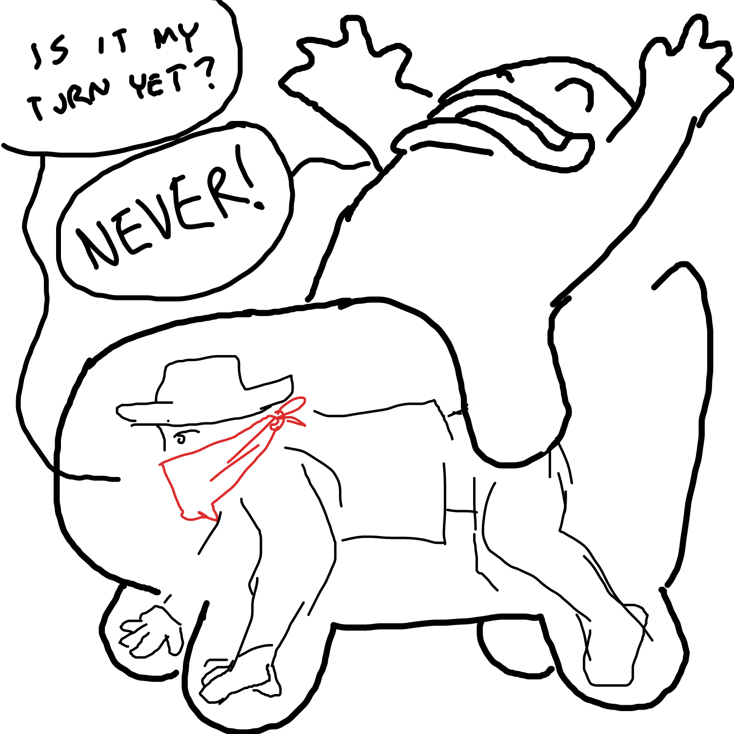  - Online Drawing Game Comic Strip Panel by Sabandija