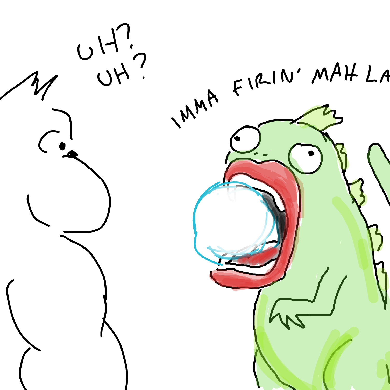  - Online Drawing Game Comic Strip Panel by Sabandija