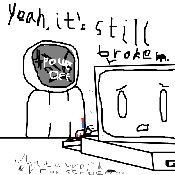 Drawing in Some operating system I guess by FunOBot