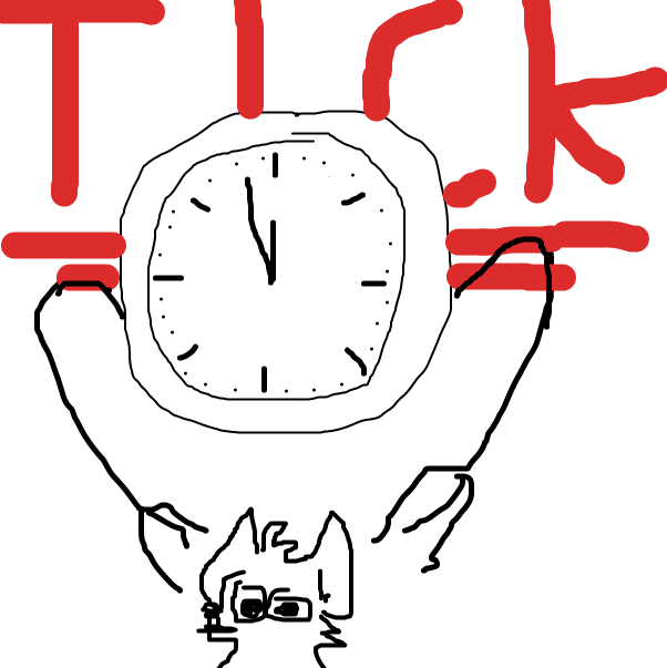 Drawing in clock by sun ☀