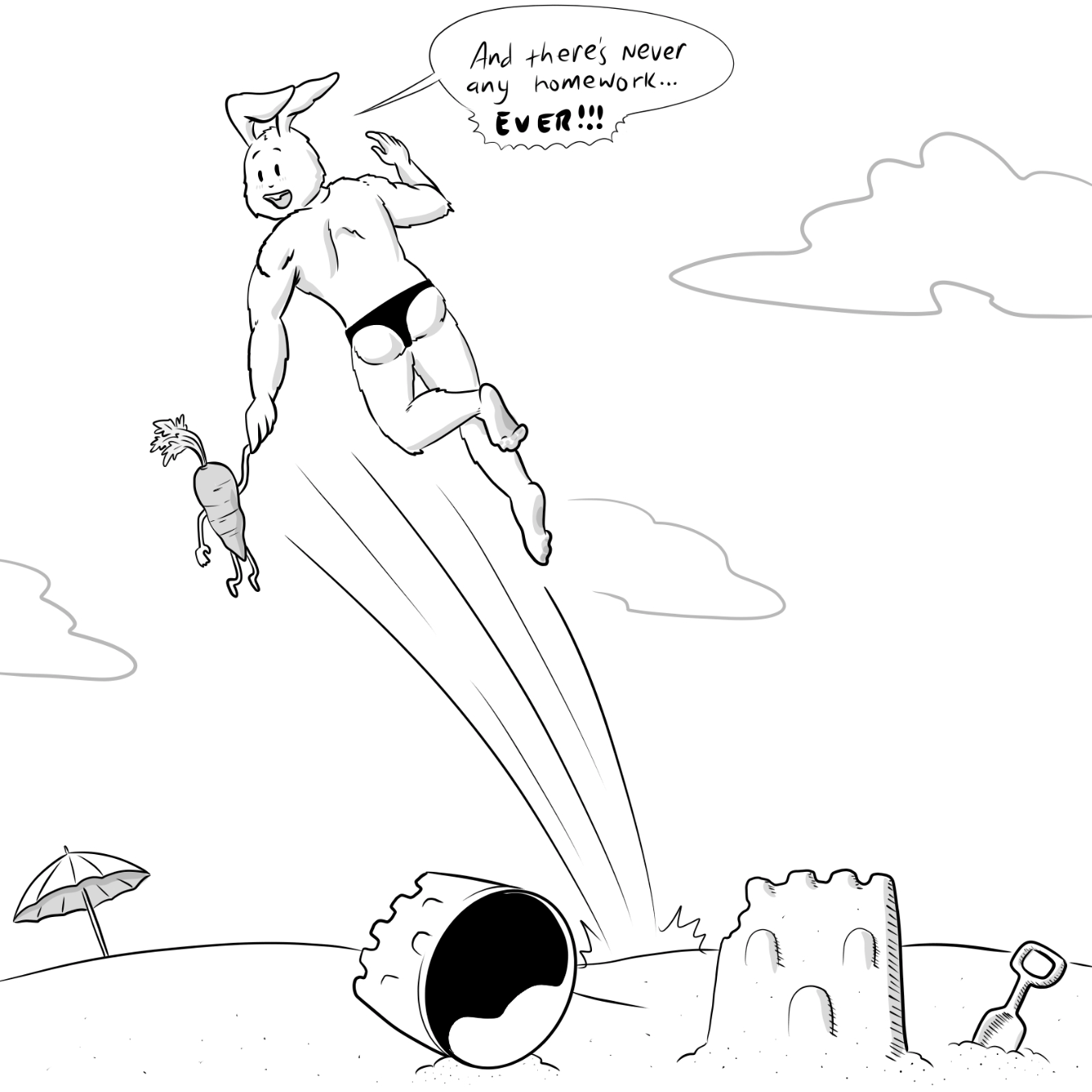  - Online Drawing Game Comic Strip Panel by Wizard Croissant